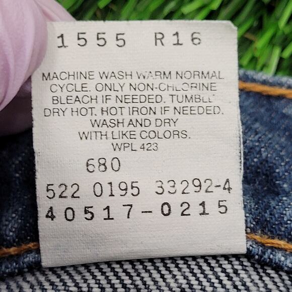 Vintage 90s LEVIS 517 Bootcut Jeans 36x30 Medium-Wash USA - Picture 9 of 16